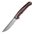 VG10 Damascus Red Sandalwood Pocket Knife