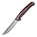 VG10 Damascus Red Sandalwood Pocket Knife